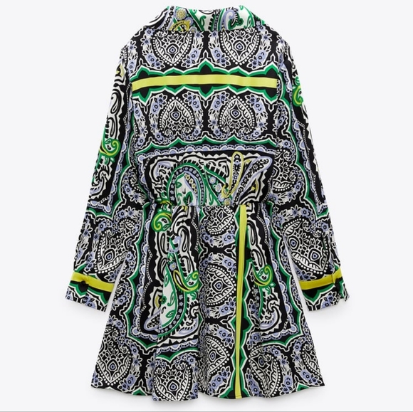 PRINTED MINI DRESS - Picture 2 of 7